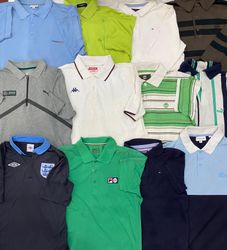 Branded Collar T-Shirts - 14 Pieces