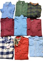 10 Mixed Brand Men’s Vintage Flannel Shirts