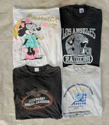 t-shirts Single Stitches, Harley Davidson et Hard ..