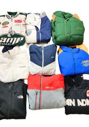 Mixed Brand Vintage Jackets – 18 Piece Branded