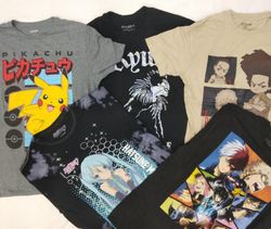 ZH0168 Camisetas de Anime Japonês - 20 Peças