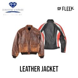 Veste en cuir (Dv-6- 209)