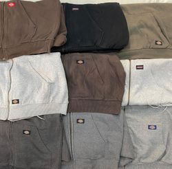 Branded Dickies Zipper & Hoodies - 12 Pieces
