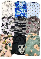 Mixed Brand Vintage Hawaiian Shirts – 20 Piece Bra..