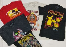 ZH0169 Camisetas de Anime Japonês - 20 Peças