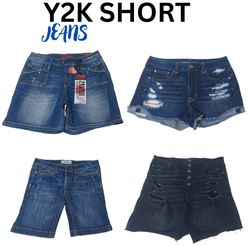 Denim shorts