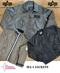MA-1 Military Style Jackets Including Alpha Indust..