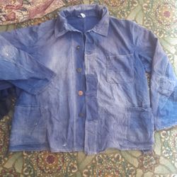 French workwear vintage  jacket / shirt