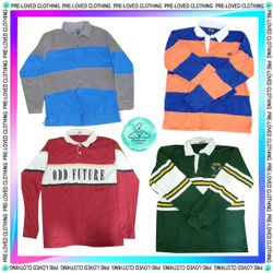 Mélange de chemises de rugby de club vintage