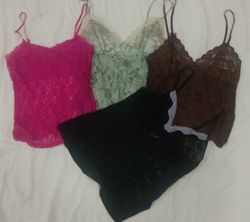 IQ0180 Y2k Lingerie Cami Tops - 12 Pieces