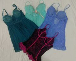 IQ0184 Y2k Schicke Baby Doll Tops - 08 Teile