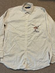 Ralph lauren white button up shirts