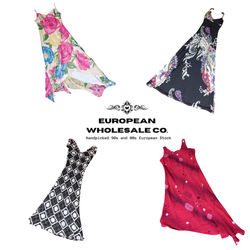 Vestidos midi mix europeus dos anos 00 (EWC140)