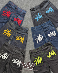 Stüssy rework style shorts #19625