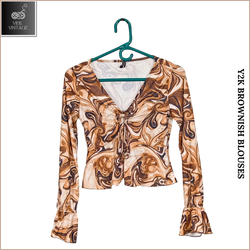 BLUSES BRUNES Y2K (BUNDLE 1)