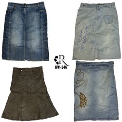 Jupes en denim mix Y2K Britney Era (RW-346)