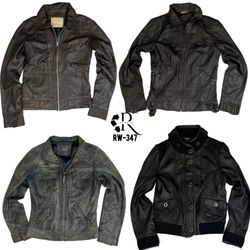 90’s/Y2K Cool Girl Leather Jackets (RW-347)