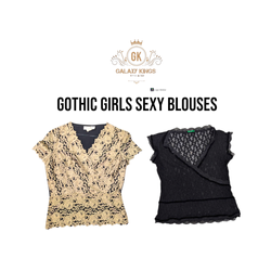 Gothic Girls Sexy Blouses