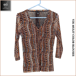 BLOUSES MULTICOULEURS Y2K
