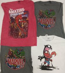 ZH0182 T-shirts Marvel - 8 pièces
