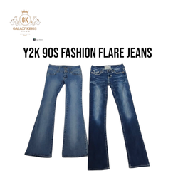 Y2k 90s Fashion Flare Jeans