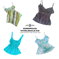 Y2K Italian Party Girl Cami Tops Mix (EWC143)