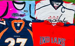 Nfl nhl nba basketball sports jerseys 20 piece