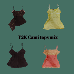 Y2k Cami tops(YWV305)