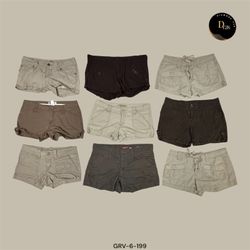 Y2K shorts Core | Edição de Algodão Marrom + Creme..