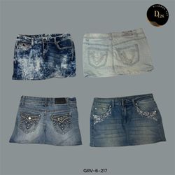 Saia Mini de Jeans Y2K | Estilo Retro Cool e Ajust..