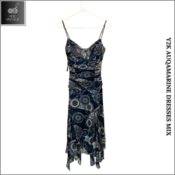 Y2K AQUAMARINE DRESSES MIX