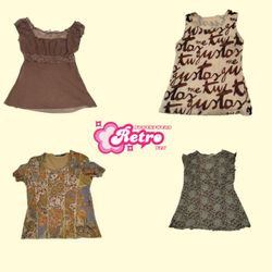 Y2K Earthy Tone Tops Mix (RP-01)