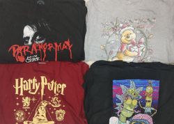 CZ0191 Movies / Shows Printed T-shirts - 26 Pcs