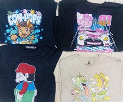 CZ0193 Cartoon T-shirts - 17 Pcs