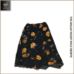 Y2K MILAN NIGHT POLY SKIRTS