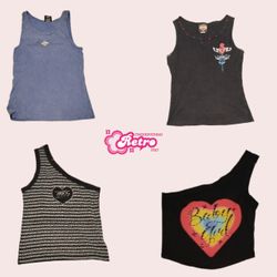 Y2K Revival Tank Tops (RP-08)