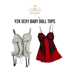 Y2k sexy Baby Doll Tops