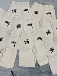 Stussy Rework Style Weiße Shorts