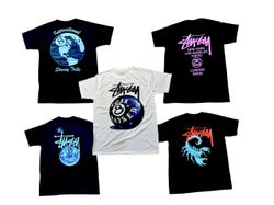 Stussy überarbeitete Stilshirts