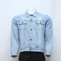 CR-166 Reworked Denim Jacket With Spllater Prints