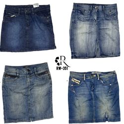 Y2K Birtny Era Denim Mini Skirts (RW-351)