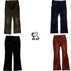 Y2K Flared Corduroy Pants (RW-352)