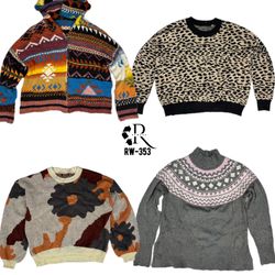 Vintage Ethnic Sweaters (RW-353)