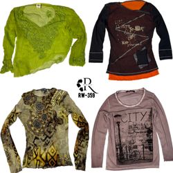 Y2K Pretty Girl Full Sleeve Tops (RW-359)