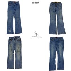 Y2K IT Girl Denim Jeans (RE-1387)