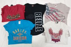 CR-4465 Vintage Harley Davidson Baby Tees