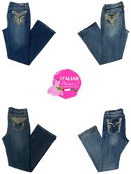Y2k Signature embellished jeans