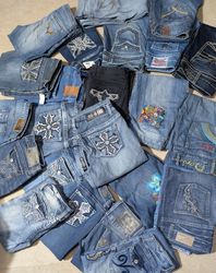 Women Y2K Embelished Jeans