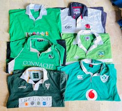 Mix vintage club rugby shirts bundle 20