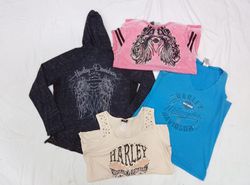 CR-4466 Harley Davidson Women's Baby Tees